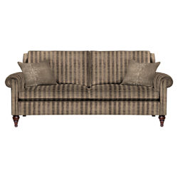 Duresta Kingsley 3 Seater Large Sofa Scirocco Stripe Mink